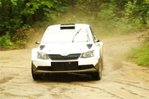 Ryan Booth / Andy Hayes Škoda Fabia on SS9, Height O' Land I.