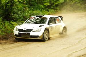 Ryan Booth / Andy Hayes Škoda Fabia on SS9, Height O' Land I.