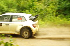 Ryan Booth / Andy Hayes Škoda Fabia on SS9, Height O' Land I.