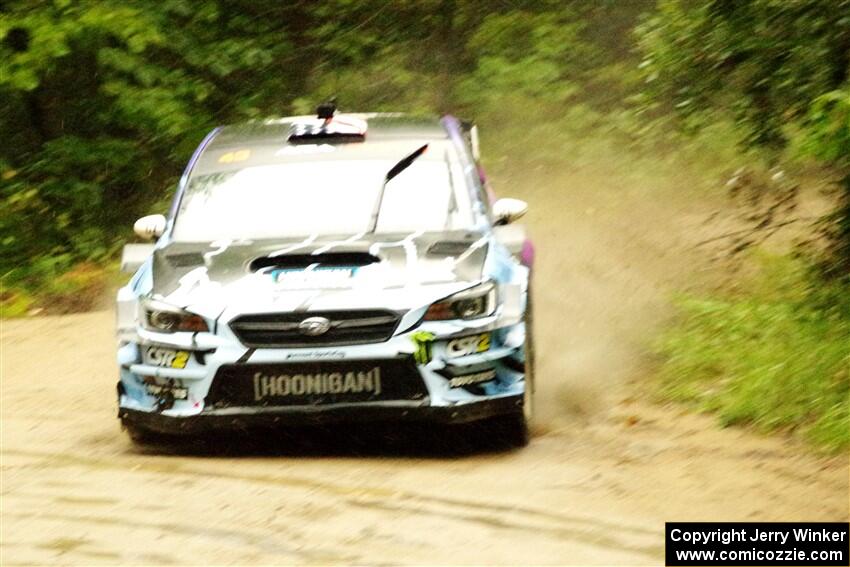 Ken Block / Alex Gelsomino Subaru WRX STi on SS9, Height O' Land I.