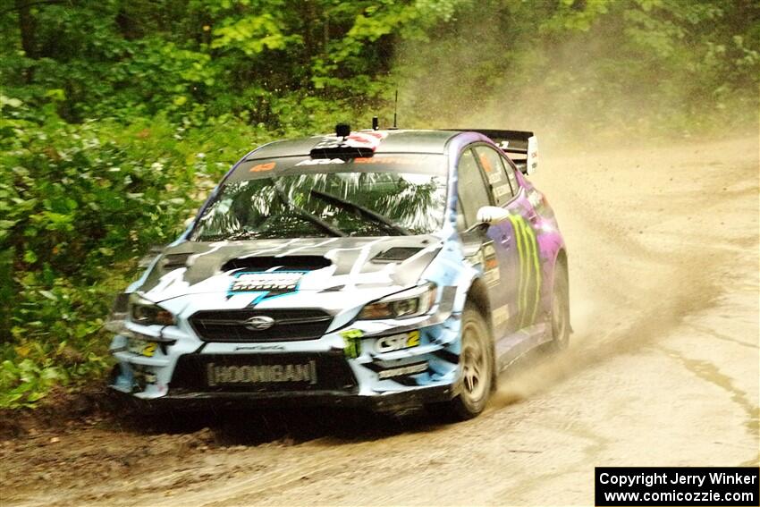 Ken Block / Alex Gelsomino Subaru WRX STi on SS9, Height O' Land I.