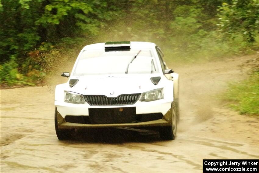 Ryan Booth / Andy Hayes Škoda Fabia on SS9, Height O' Land I.