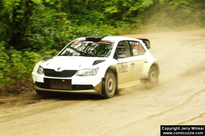 Ryan Booth / Andy Hayes Škoda Fabia on SS9, Height O' Land I.