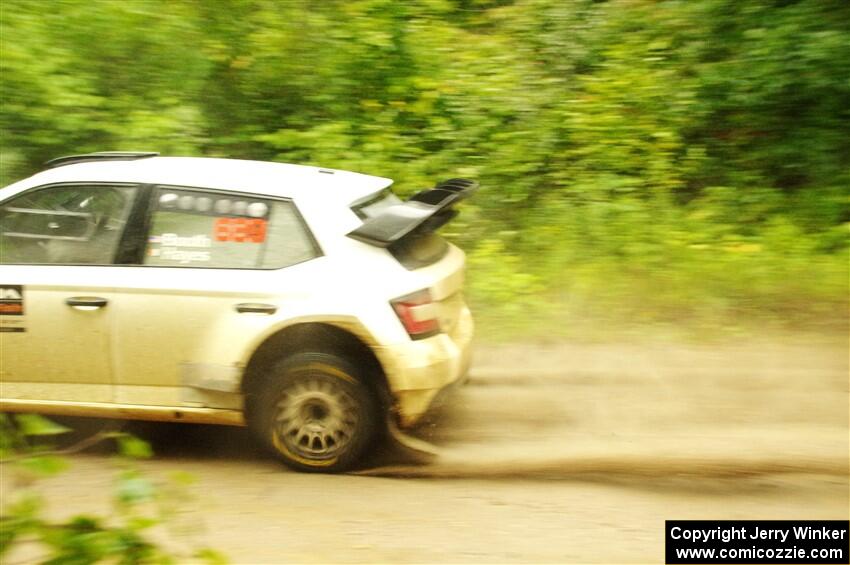 Ryan Booth / Andy Hayes Škoda Fabia on SS9, Height O' Land I.