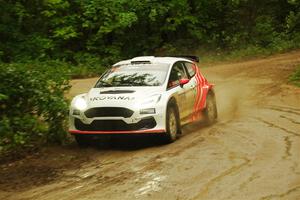 Tom Williams / Hannah McKillop Ford Fiesta R5 on SS9, Height O' Land I.