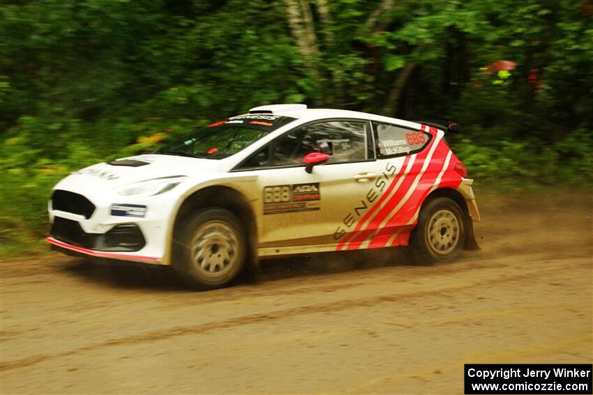 Tom Williams / Hannah McKillop Ford Fiesta R5 on SS9, Height O' Land I.