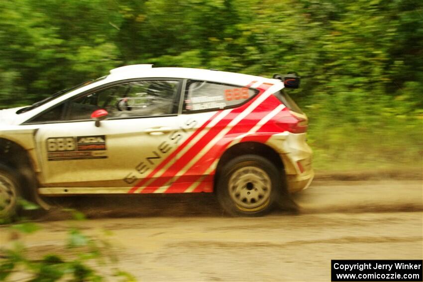 Tom Williams / Hannah McKillop Ford Fiesta R5 on SS9, Height O' Land I.