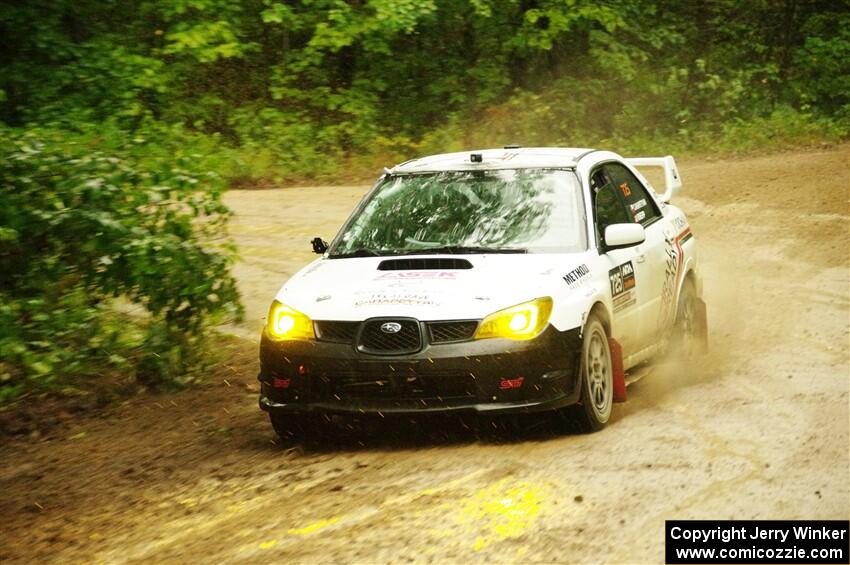 Dave Carapetyan / Adam Kneipp Subaru WRX STi on SS9, Height O' Land I.