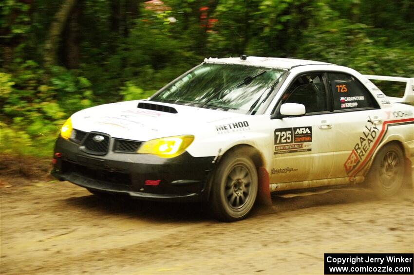 Dave Carapetyan / Adam Kneipp Subaru WRX STi on SS9, Height O' Land I.