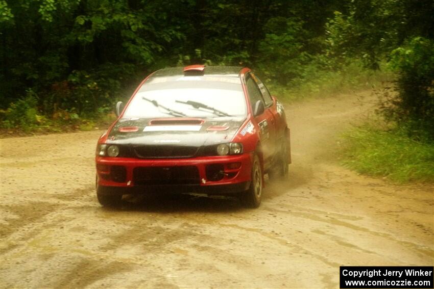 Mark Piatkowski / Claudia Barbera-Pullen Subaru Impreza 2.5RS on SS9, Height O' Land I.