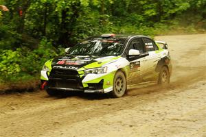 Eamon Fallon / Ozgur Simsek Mitsubishi Lancer Evo X on SS9, Height O' Land I.