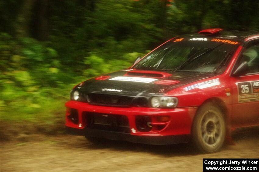 Mark Piatkowski / Claudia Barbera-Pullen Subaru Impreza 2.5RS on SS9, Height O' Land I.