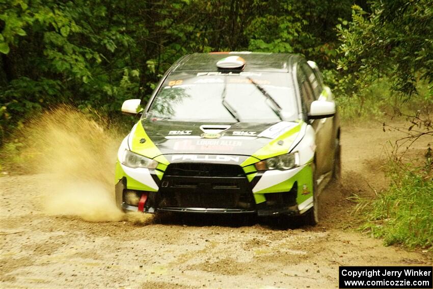 Eamon Fallon / Ozgur Simsek Mitsubishi Lancer Evo X on SS9, Height O' Land I.