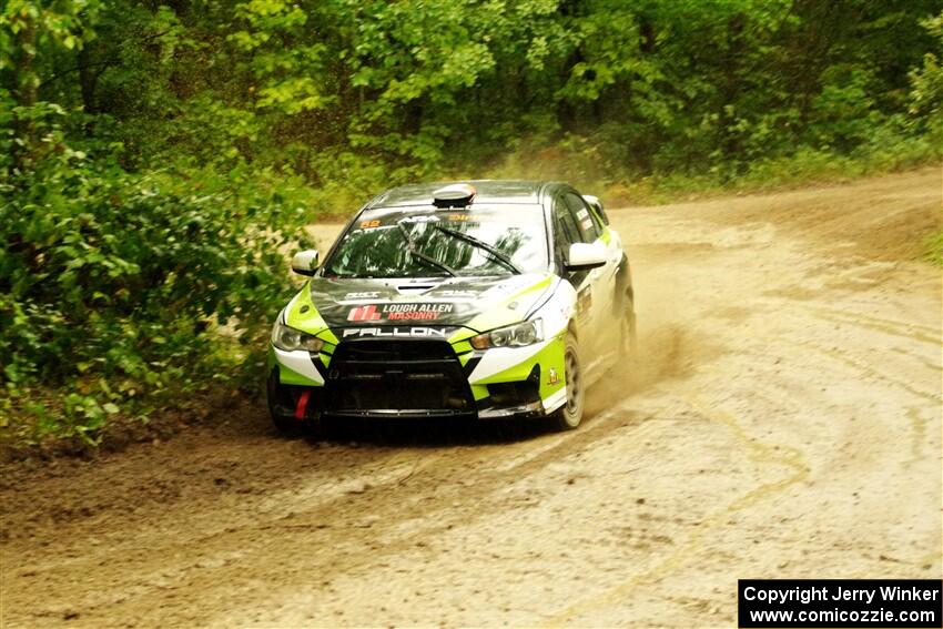 Eamon Fallon / Ozgur Simsek Mitsubishi Lancer Evo X on SS9, Height O' Land I.