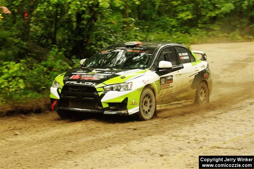 Eamon Fallon / Ozgur Simsek Mitsubishi Lancer Evo X on SS9, Height O' Land I.