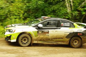 Eamon Fallon / Ozgur Simsek Mitsubishi Lancer Evo X on SS9, Height O' Land I.