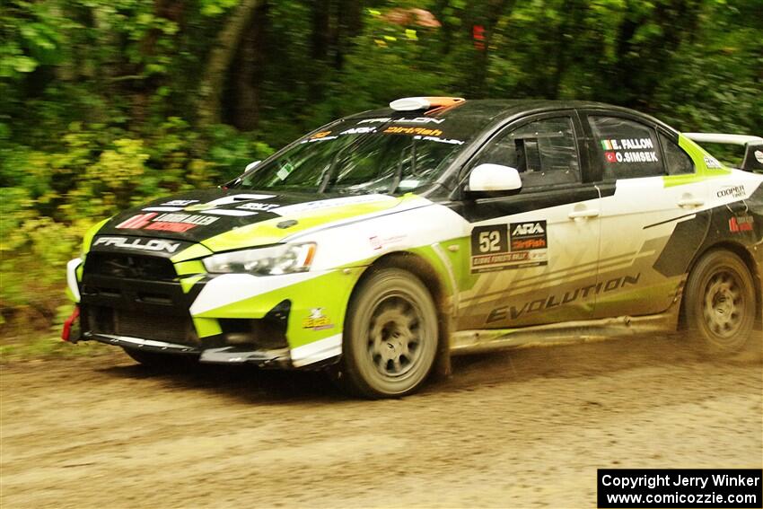 Eamon Fallon / Ozgur Simsek Mitsubishi Lancer Evo X on SS9, Height O' Land I.