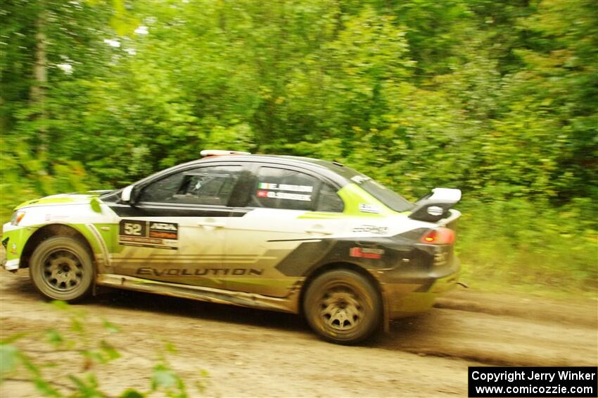 Eamon Fallon / Ozgur Simsek Mitsubishi Lancer Evo X on SS9, Height O' Land I.