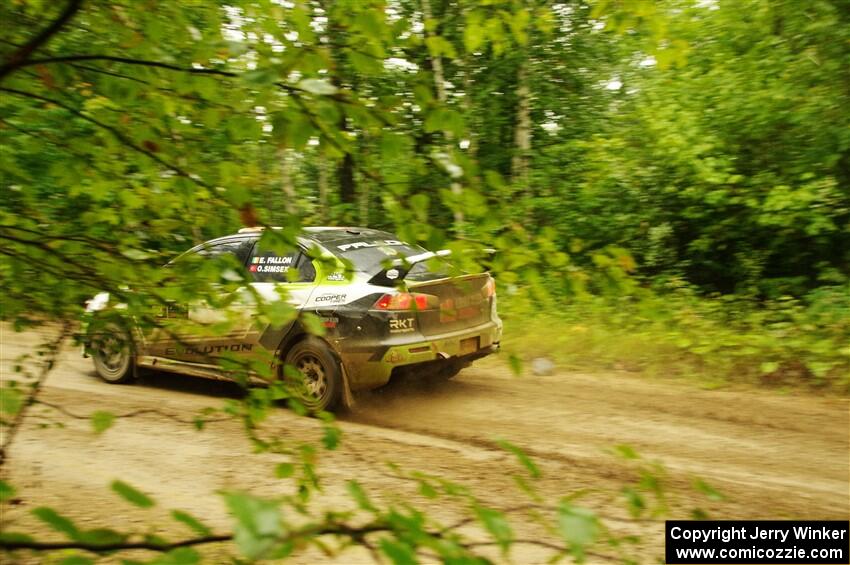 Eamon Fallon / Ozgur Simsek Mitsubishi Lancer Evo X on SS9, Height O' Land I.