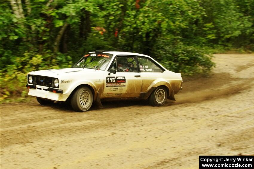 John Hill / Rebecca Ruston Ford Escort Mk II on SS9, Height O' Land I.