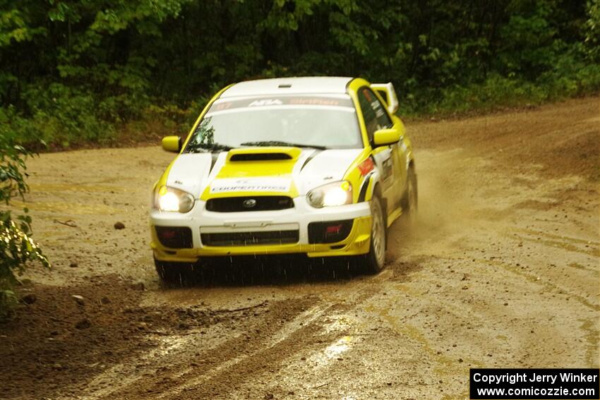 Mark Williams / Steve Harrell Subaru WRX STi on SS9, Height O' Land I.