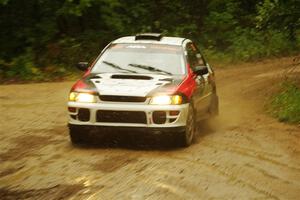 Chris Barribeau / Alex Ferencz Subaru Impreza RS on SS9, Height O' Land I.