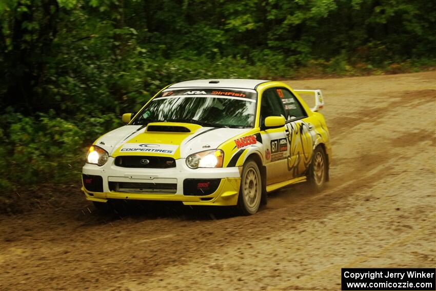 Mark Williams / Steve Harrell Subaru WRX STi on SS9, Height O' Land I.