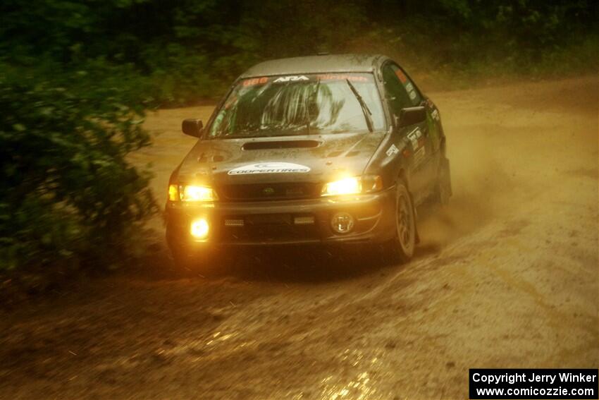 Jordan Locher / Tom Addison Subaru Impreza 2.5RS on SS9, Height O' Land I.