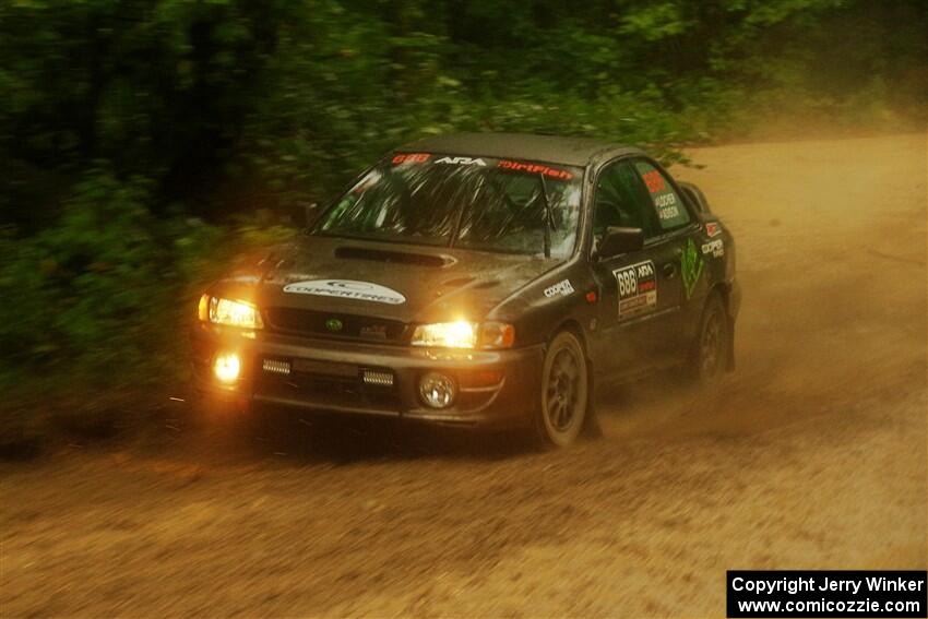 Jordan Locher / Tom Addison Subaru Impreza 2.5RS on SS9, Height O' Land I.