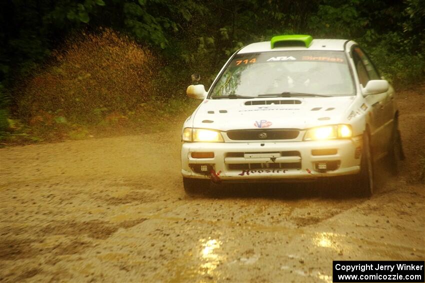 Jordon Haberer / Kevin Allen Subaru Impreza on SS9, Height O' Land I.