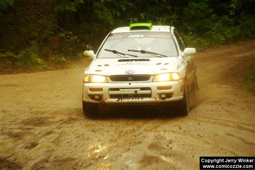 Jordon Haberer / Kevin Allen Subaru Impreza on SS9, Height O' Land I.