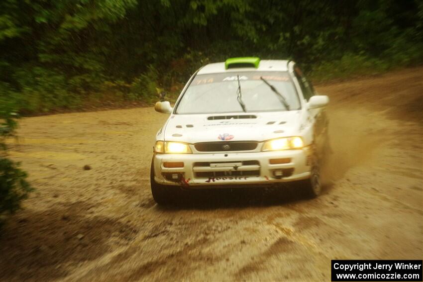 Jordon Haberer / Kevin Allen Subaru Impreza on SS9, Height O' Land I.