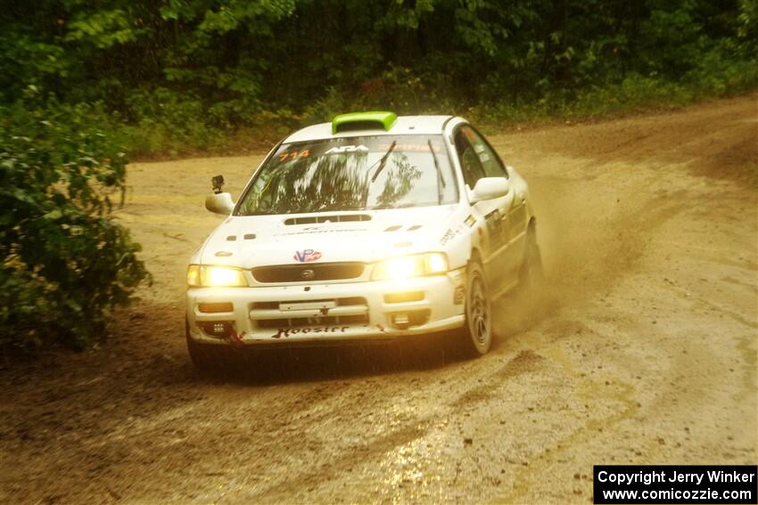 Jordon Haberer / Kevin Allen Subaru Impreza on SS9, Height O' Land I.