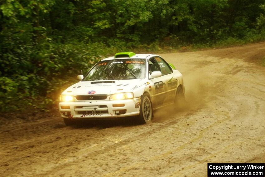 Jordon Haberer / Kevin Allen Subaru Impreza on SS9, Height O' Land I.