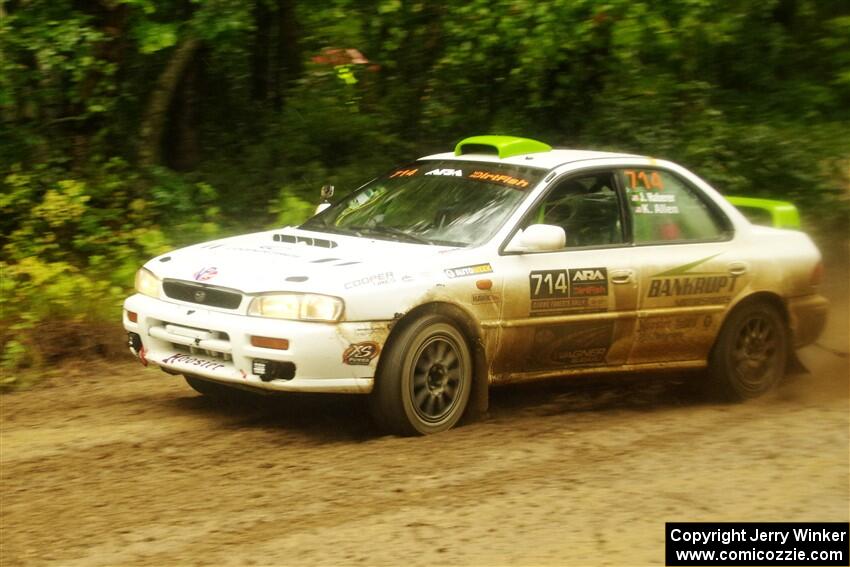 Jordon Haberer / Kevin Allen Subaru Impreza on SS9, Height O' Land I.