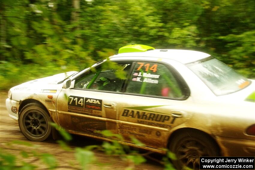 Jordon Haberer / Kevin Allen Subaru Impreza on SS9, Height O' Land I.