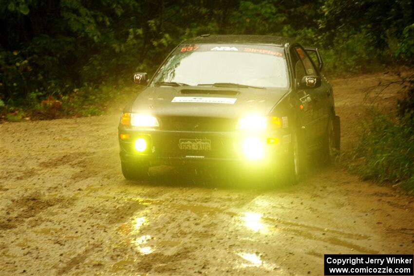 Jacob Despain / Michael Despain Subaru Impreza 2.5RS on SS9, Height O' Land I.