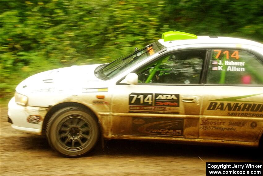 Jordon Haberer / Kevin Allen Subaru Impreza on SS9, Height O' Land I.