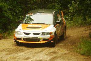 Kyle Tilley / Tim Whitteridge Mitsubishi Lancer Evo VIII on SS9, Height O' Land I.