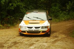 Kyle Tilley / Tim Whitteridge Mitsubishi Lancer Evo VIII on SS9, Height O' Land I.