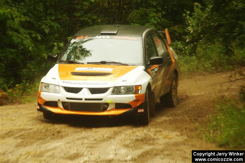 Kyle Tilley / Tim Whitteridge Mitsubishi Lancer Evo VIII on SS9, Height O' Land I.