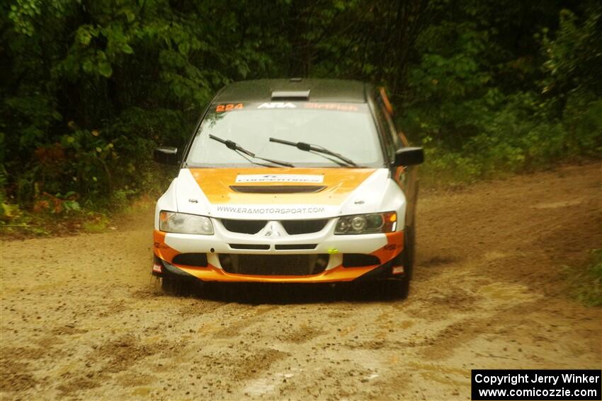 Kyle Tilley / Tim Whitteridge Mitsubishi Lancer Evo VIII on SS9, Height O' Land I.