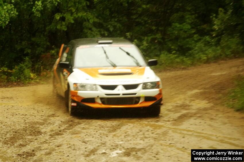 Kyle Tilley / Tim Whitteridge Mitsubishi Lancer Evo VIII on SS9, Height O' Land I.