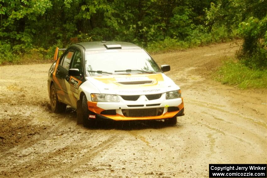 Kyle Tilley / Tim Whitteridge Mitsubishi Lancer Evo VIII on SS9, Height O' Land I.