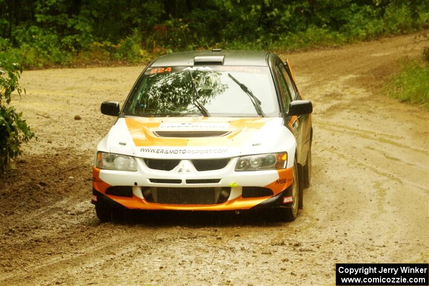 Kyle Tilley / Tim Whitteridge Mitsubishi Lancer Evo VIII on SS9, Height O' Land I.