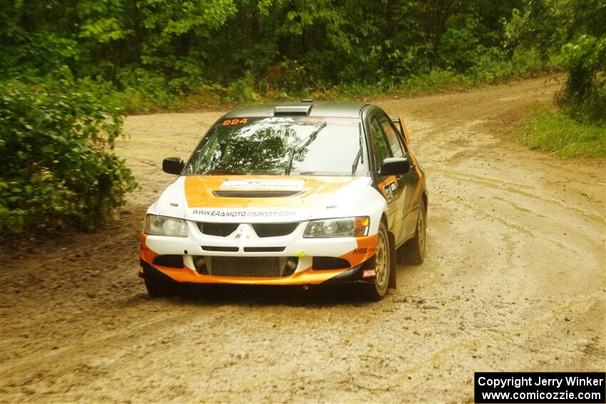 Kyle Tilley / Tim Whitteridge Mitsubishi Lancer Evo VIII on SS9, Height O' Land I.