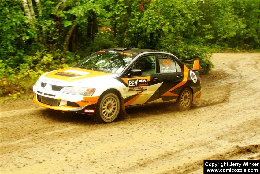 Kyle Tilley / Tim Whitteridge Mitsubishi Lancer Evo VIII on SS9, Height O' Land I.