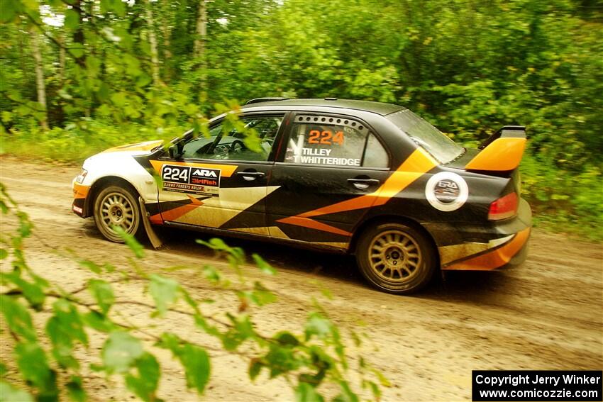 Kyle Tilley / Tim Whitteridge Mitsubishi Lancer Evo VIII on SS9, Height O' Land I.