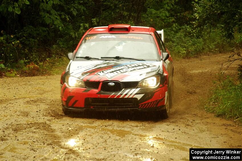 Dan Colburn / Cameron Case Subaru Impreza on SS9, Height O' Land I.