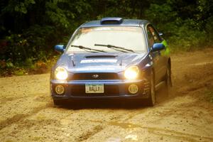 Jeff Timpe / Joe Patava Subaru WRX on SS9, Height O' Land I.